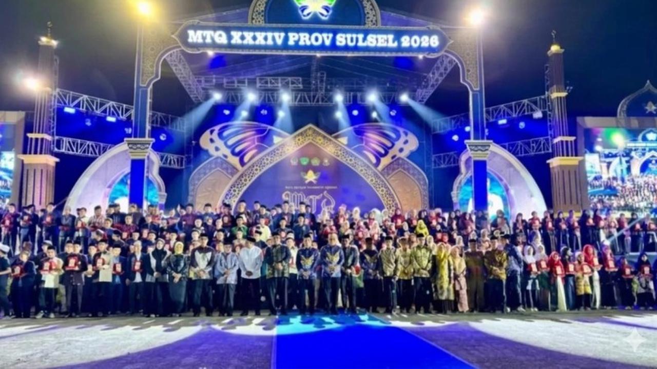 Kafilah Maros Raih Juara Umum MTQ ke-34 Sulsel, Bupati Chaidir Syam Beri Apresiasi Tinggi