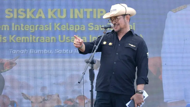 Menteri Pertanian RI, Syahrul Yasin Limpo (Mentan SYL)