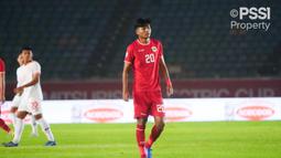 Unggul 1-0, Indonesia terus tampil menekan. (Foto: PSSI)