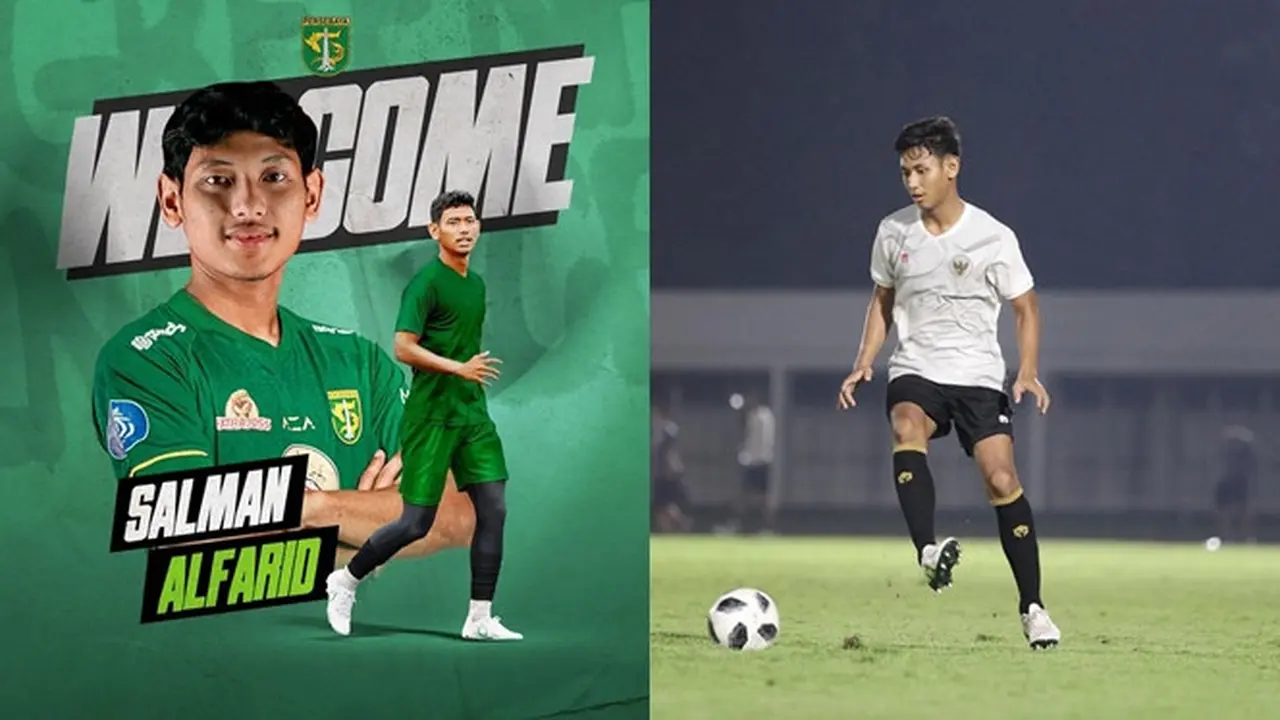 5 Potret Salman Alfarid, Bek Kiri Baru Persebaya Surabaya