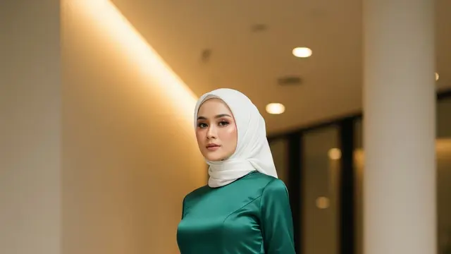 Gamis Satin Premium Tampil Mewah di Acara Spesial