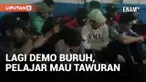 Amankan Demo Buruh, Polisi Tangkap Belasan Pelajar