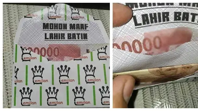 6 Potret Amplop Desain Uang Ini Bikin Terkecoh, Nominalnya Jauh Berbeda