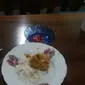 Makan Malam Dandhy yang tersisa karena ditangkap polisi (istimewa)