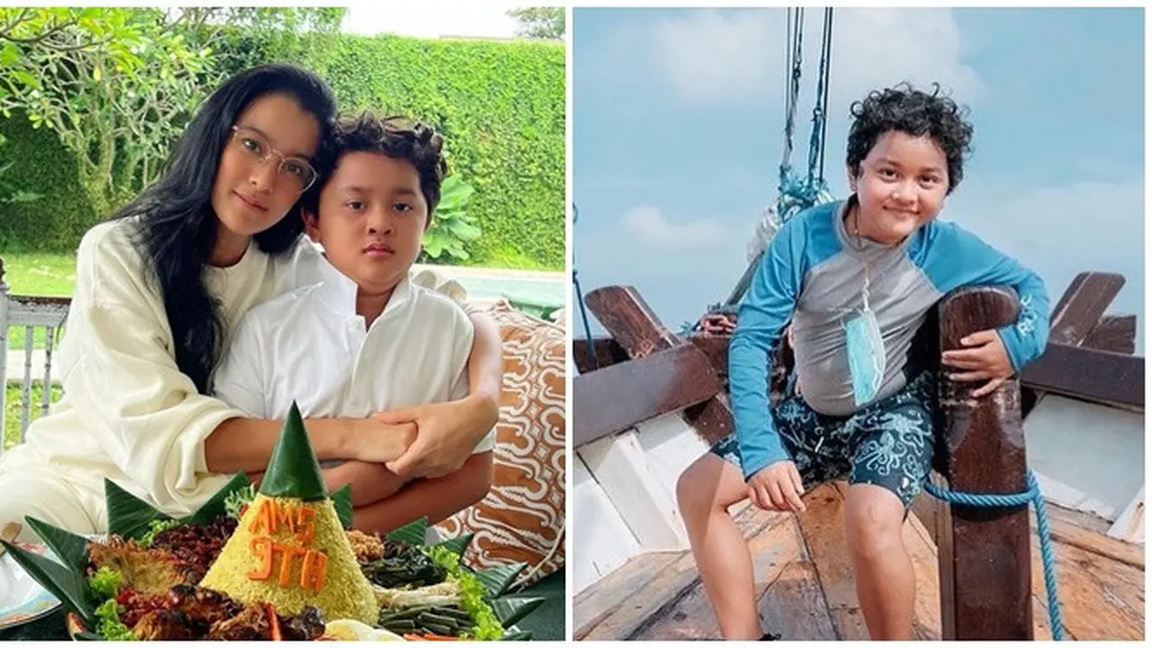 Sempat Idap Tumor Otak, Ini 6 Potret Ayrton Magali Anak Marcella Zalianty
