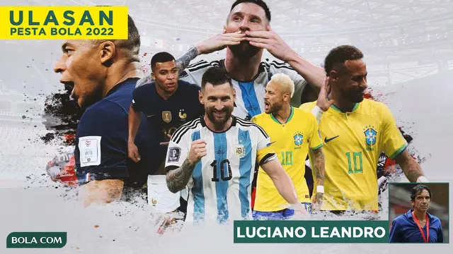 Ulasan Luciano Leandro - Ilustrasi Kylian Mbappe, Lionel Messi dan Neymar di Piala Dunia 2022