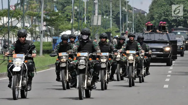 Apel Patroli Skala Besar TNI-Polri Amankan Pemilu 2019