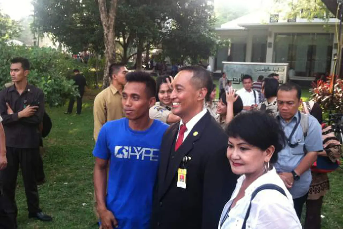 Diserbu Warga di Istana Merdeka, Danpaspampres Jokowi Senang