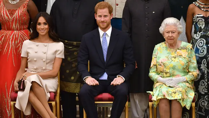 Meghan Markle, Pangeran Harry, dan Ratu Elizabeth