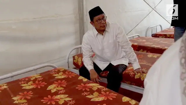 Menteri agama Lukman Hakim Syaifuddin meninjau kesiapan PPIH dalam melayani jemaah di saat puncak ibadah haji