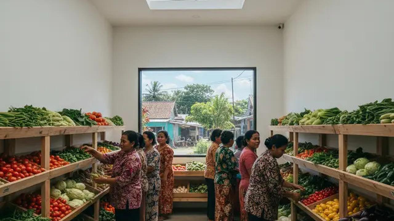 9 Desain Warung Sayur Modern Minimalis, Penataan Rapi dan Menarik