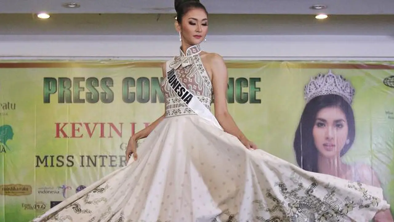 Intip 5 Busana Kevin Liliana di Ajang Miss International 2017