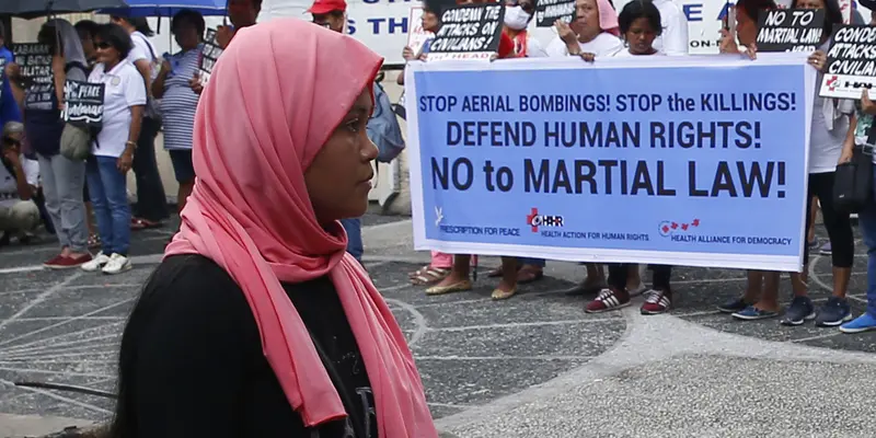 Warga Filipina Tolak Darurat Perang di Mindanao