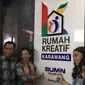 Peresmian rumah kreatif di Karawang (Foto: Merdeka.com/Yayu Agustini Rahayu)