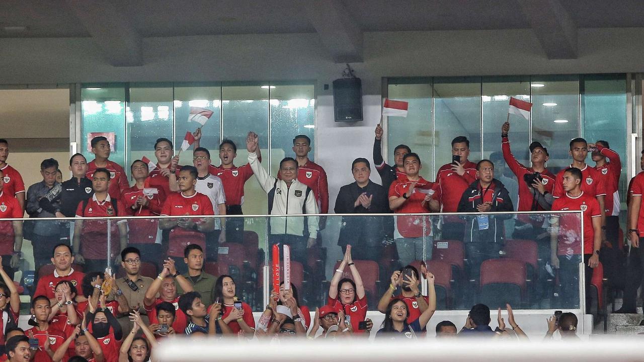 Prabowo beri selamat ke pemain Timnas Indonesia