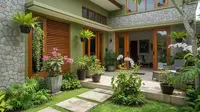 7 Perpaduan Warna Cat Teras dengan Batu Alam Biar Tidak Terlihat Jadul, Rumah Auto Lebih Modern