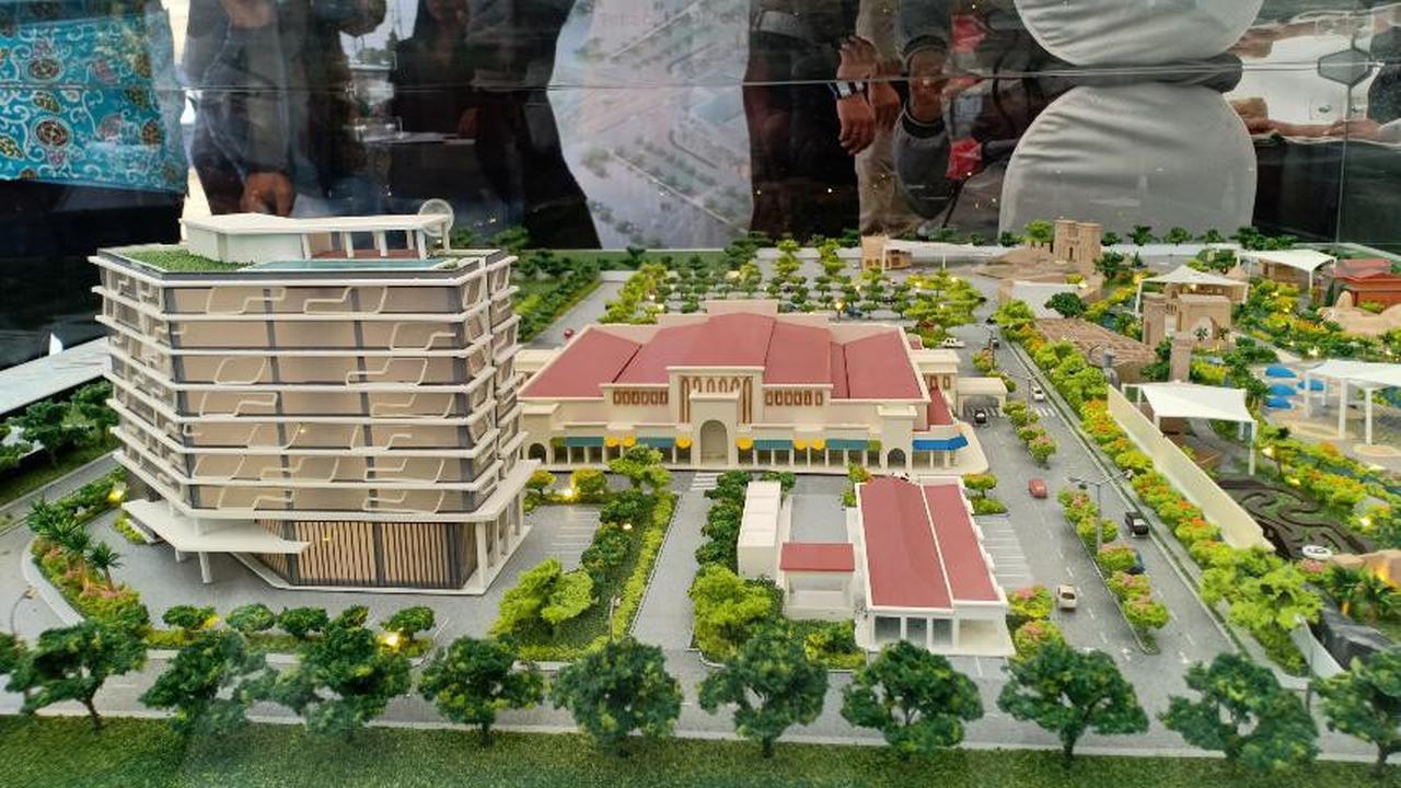 Site plan kawasan pasar besar Tuban. (Istimewa)