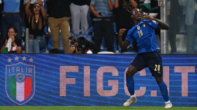 Foto: Moise Kean, Penggawa Anyar Juventus yang Jadi Bintang Lapangan Italia di Laga Kualifikasi Piala Dunia 2022 melawan Lithuania