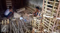 Foto Ramadan: Perajin Keranjang Parsel Mulai Kebanjiran Pesanan