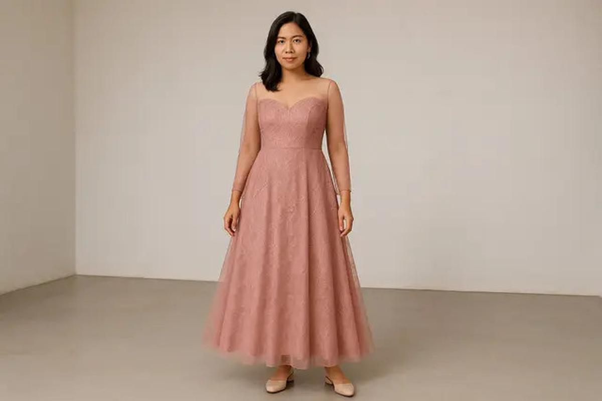 8 Model Dress Tile Modern Non Hijab Populer di 2025,  Tampil Glamor Tanpa Terlihat Berlebihan