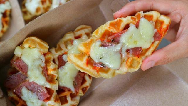 Camilan Croffle Murah di Yogyakarta, Ada Topping Durian hingga Rendang