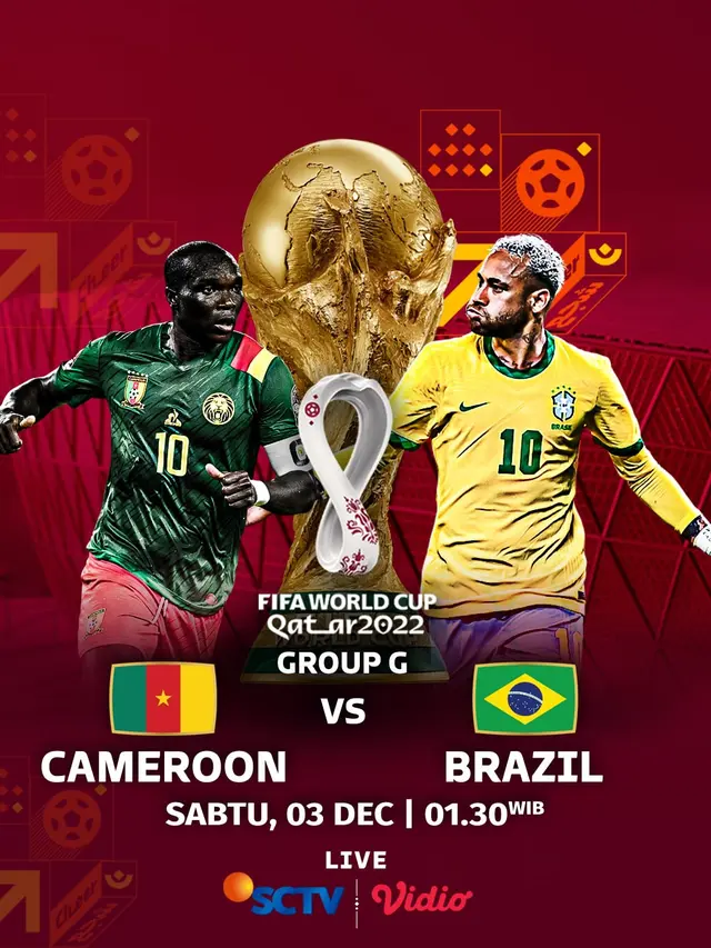 Kamerun vs Brasil