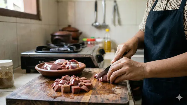 Trik Memasak Ati Ampela (Foto: Gemini AI)