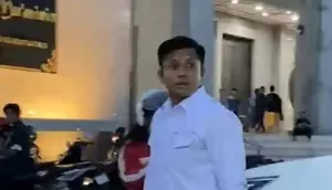 Viral Aksi Arogan Ajudan Gubernur Kaltim ke Mahasiswa Demo