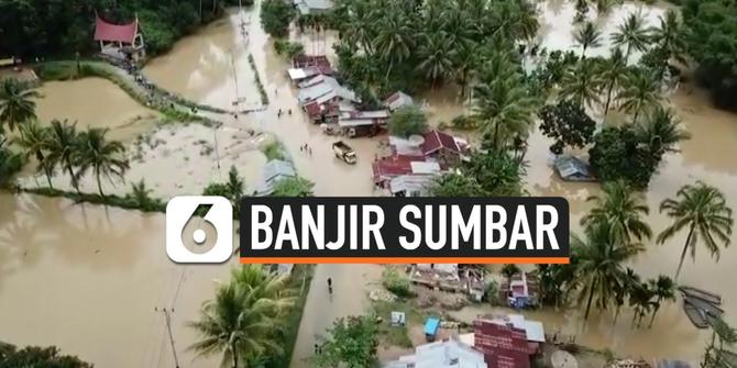 VIDEO: Enam Kecamatan di Kabupaten 50 Kota Terendam Banjir