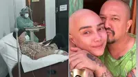 Sudah Jalani Kemoterapi Kedua, Ini 6 Potret Terbaru Feby Febiola Tampil Botak (sumber: Instagram.com/frankysihombingz dan Instagram.com/febyfebiola_)