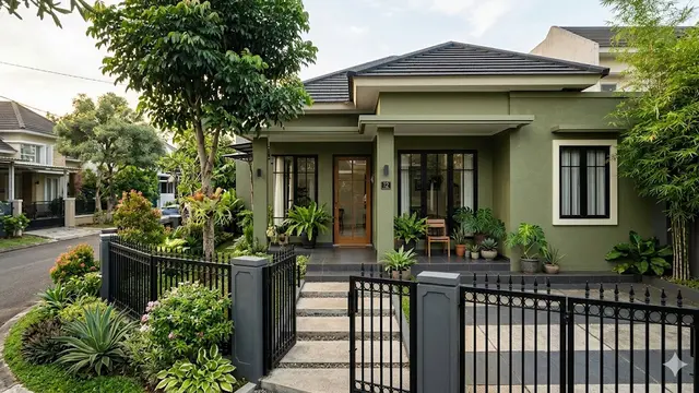 Ide Warna Cat Dinding Luar dan Pagar Besi