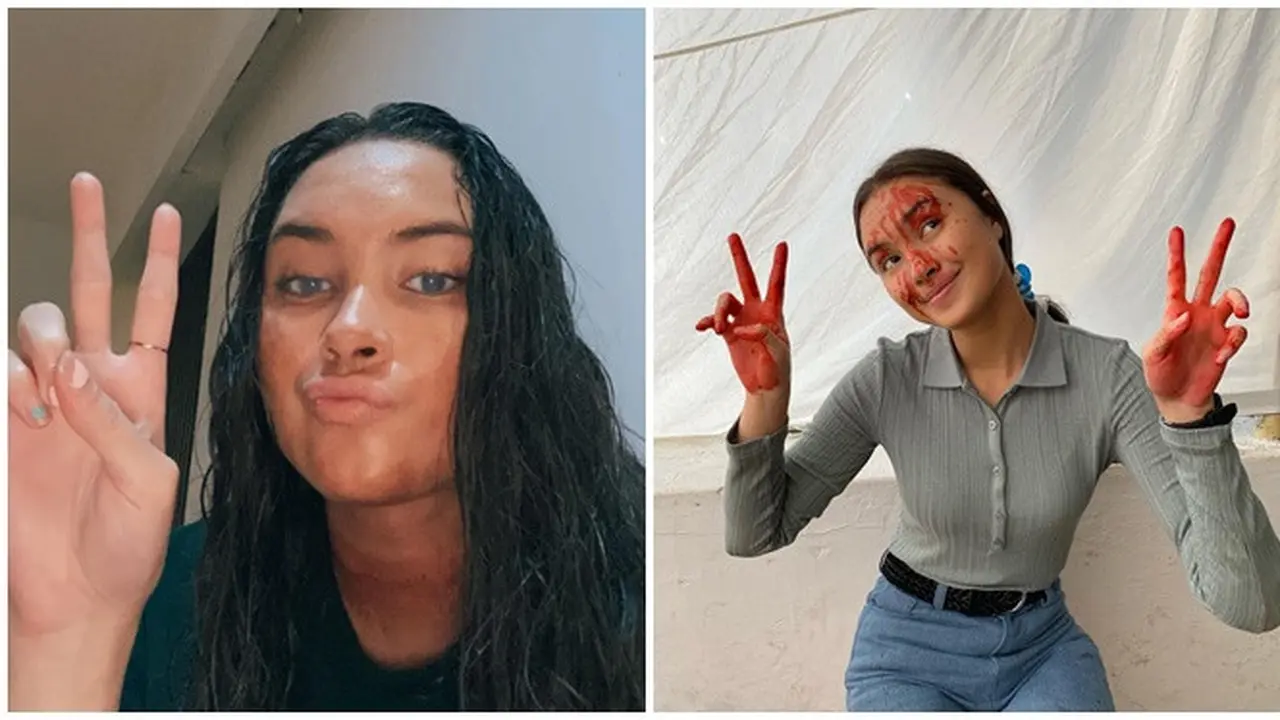 6 Potret Caitlin Halderman Demi Perannya Sebagai Ambar di Film Ivanna, Totalitas