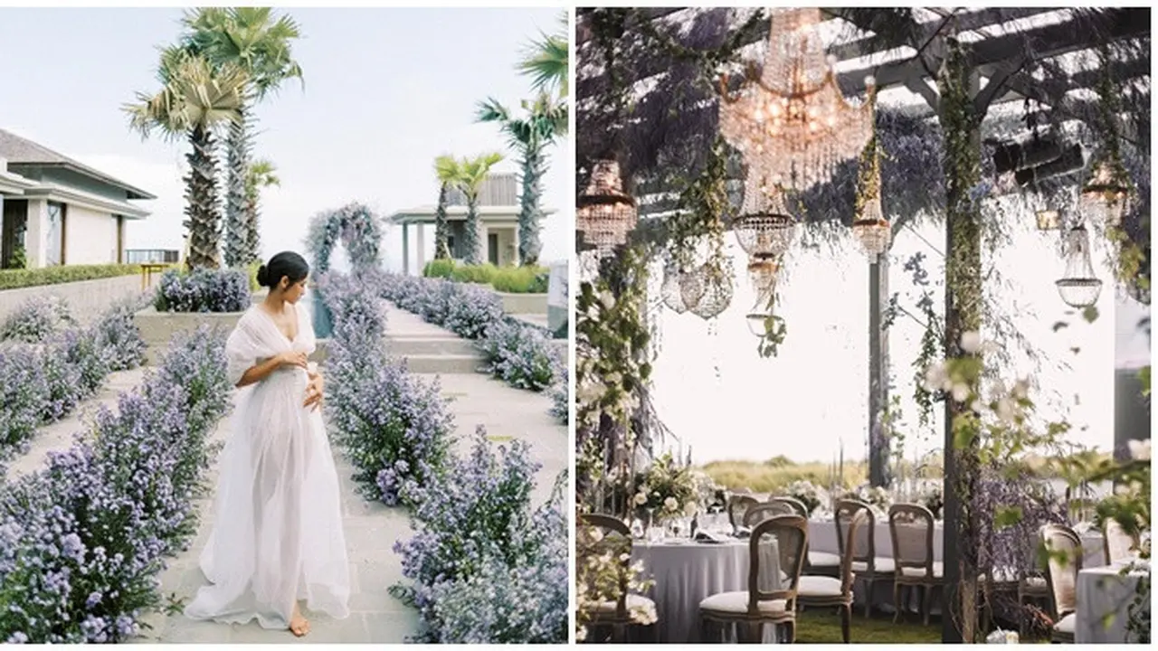 6 Potret Tempat Resepsi Pernikahan Maudy Ayunda dan Jesse Choi di Bali