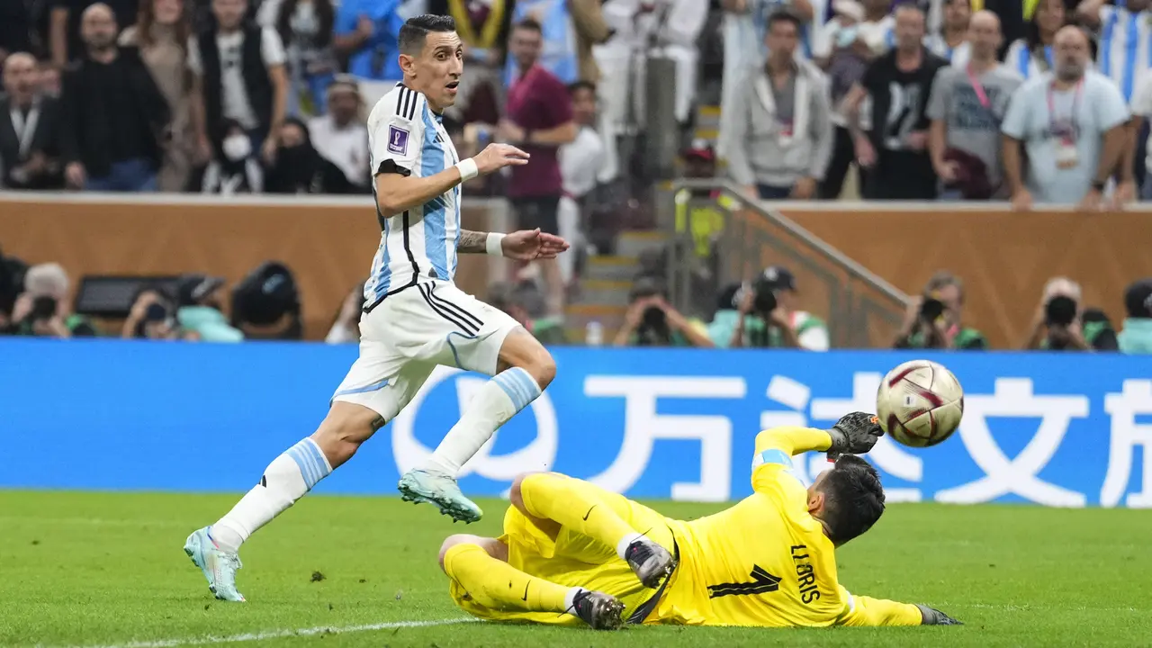 Foto: Dua Gol Mbappe di Babak Kedua Final Piala Dunia 2022 Paksa Argentina Lanjut Bermain di Extra Time