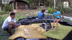 Seorang pria berhasil mengubah mesin skuter menjadi sebuah permainan.