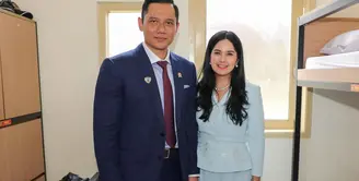 Annisa Pohan baru saja mendampingi suaminya AHY ke Magelang, mengunjungi SMAnya, SMA Taruna Nusantara. [Foto: Instagram/agusyudhoyono]