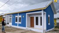 Kementerian PUPR telah menyelesaikan pembangunan rumah khusus (Rusus) bagi masyarakat berpenghasilan rendah (MBR) di Kabupaten Pohuwato, Gorontalo. (Dok Kementerian PUPR)