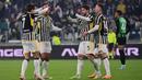 Kembali dari kamar ganti, permainan menjadi lebih seimbang. Juve dan Sassuolo sama-sama menciptakan sejumlah peluang, tetapi tak ada gol tambahan yang tercipta. (Marco Alpozzi/LaPresse via AP)