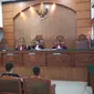 Hakim membacakan vonis terhadap 3 terdakwa kasus sabu  1 ton (Liputan6.com/ Ady Anugrahadi)
