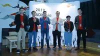 Tim Adx Asia hadir di acara konferensi pers Kampanye Jadi Pemenang