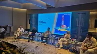 Direktur Utama Mitratel Theodorus Ardi Hartoko saat Media Gathering di Labuan Bajo, Senin (5/8/2024). Foto: Nurmayanti