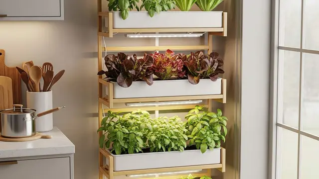 Ide Kebun Sayur Kecil di Jendela Dapur