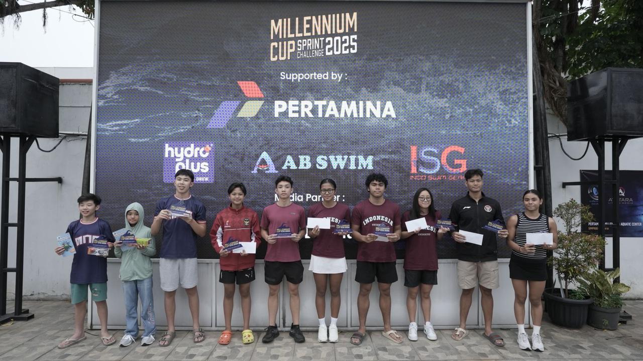 2 Rekornas Renang Pecah di Millennium Cup Sprint Challenge 2025