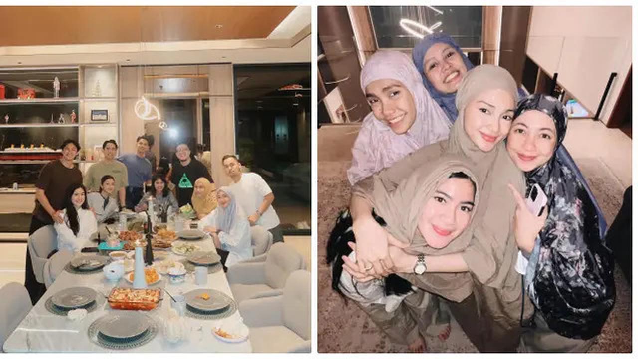 6 Potret Felicya Angelista Bukber Bareng Teman Muslim, Saling Menghargai Perbedaan