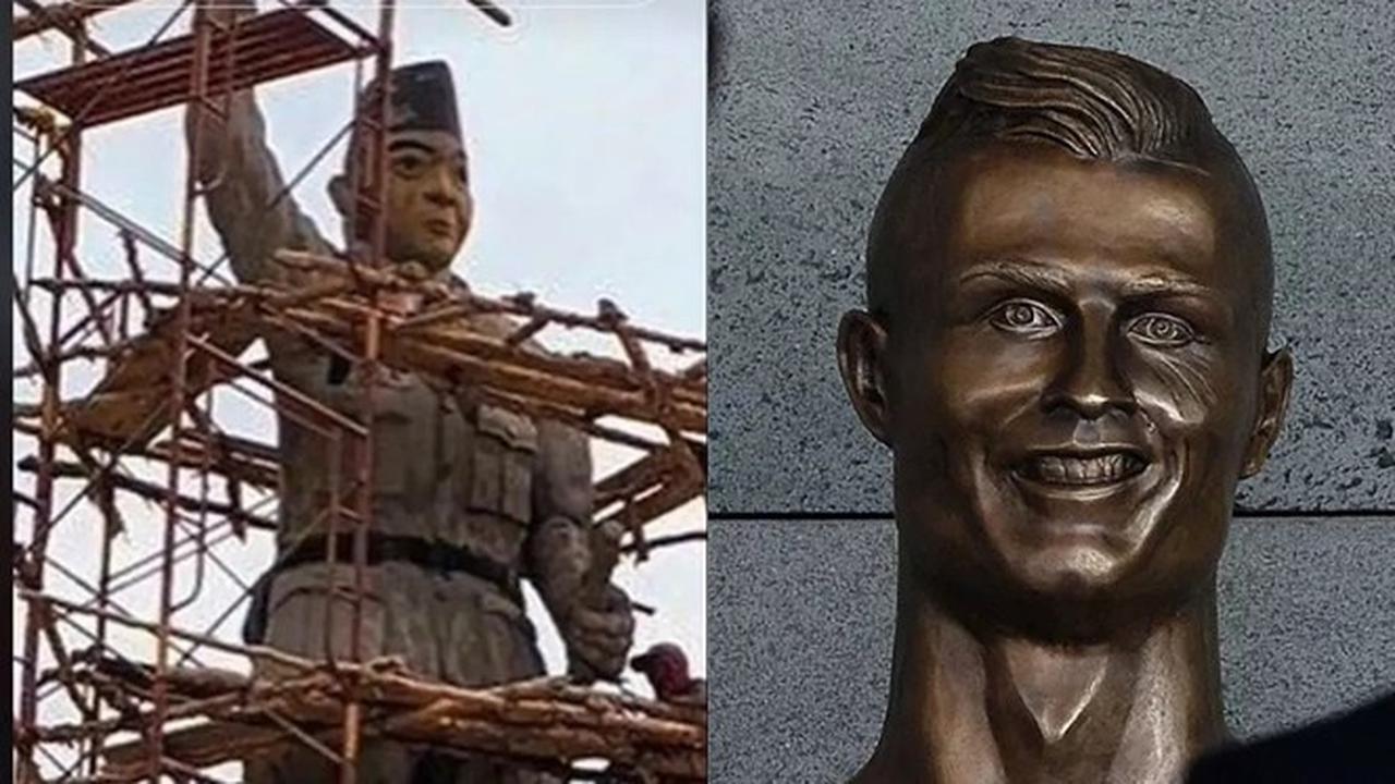 6 Patung Tokoh Terkenal yang Hasilnya Nyeleneh, Terbaru Soekarno Seharga Rp500 Juta