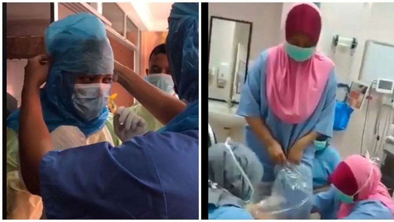 Viral, Video Perawat Gunakan Kantong Plastik sebagai Pengganti APD Ini Bikin Miris