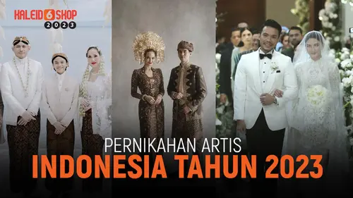 VIDEO: Kaleidoskop 2023, Pernikahan Artis Indonesia yang Curi Perhatian Publik di 2023