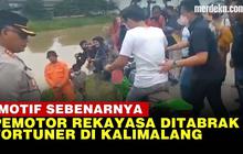 VIDEO: Rekayasa Pemotor Ditabrak Fortuner di Kalimalang Demi Klaim Asuransi