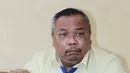 Leo Nababan saat menggelar konferensi pers di Kantor DPP Partai Golkar, Jakarta, Selasa (5/5/2015). Leo menilai rencana DPR merevisi UU Pilkada mempunyai kepentingan kelompok tertentu (Liputan6.com/Helmi Afandi) 