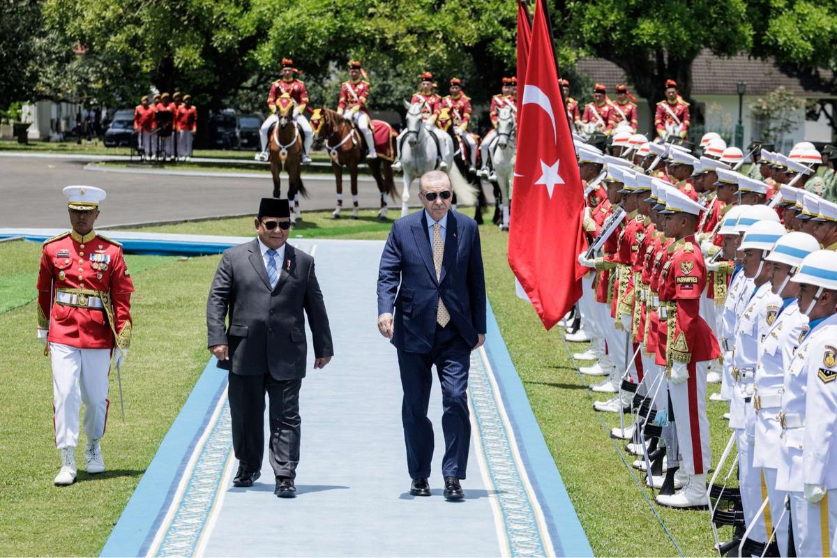 Presiden Prabowo terima kunjungan Presiden Turki Erdogan di Istana Bogor